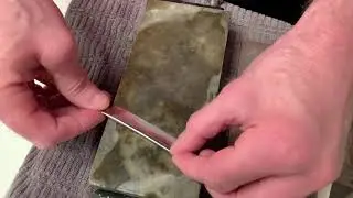 Honing on a Jasper stone