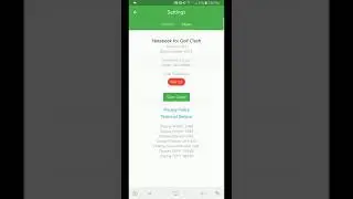 Golf Clash Notebook Demonstration: Settings Overview