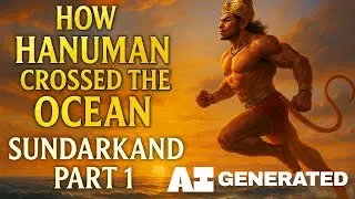 Sundarkand Part 1 &ndash; Hanuman&rsquo;s Leap of Faith | The Beginning of Devotion AI GENERATED