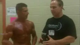 Mike(Superhuman)Neumann talks with Marco(Mr. Peak)Addis