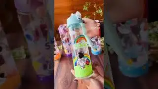 Sipper bottle for kids. Kids birthday party return gifts #giftideas #customisedgifts #trending