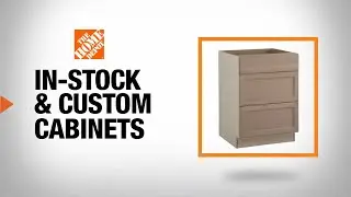 The Difference Between In-Stock and Custom Cabinets | The Home Depot