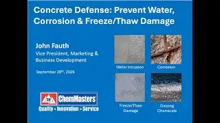 Concrete Defense: Prevent Water, Corrosion & Freeze/Thaw Damage
