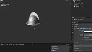 Render Blender - Military Spain Helmet Armor