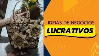 BOLSA CLÁSSICA DE FIBRA DE BANANEIRA FAÇA E VENDA