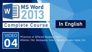 MS Word Complete Course - Selection of Text with Keyboard & Mouse