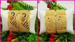 Latest 1 gram gold bangles || Gold plated bangles || Gold polish bangles