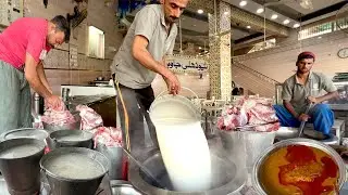 KARACHI BEST JAVED NIHARI RECIPE & COMPLETE MAKING ~ DELHI SPECIAL NALLI NIHARI STREET FOOD PAKISTAN