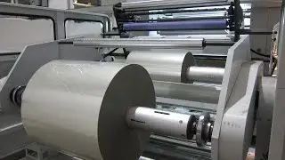 Rotogravure printing machine at Plastindia