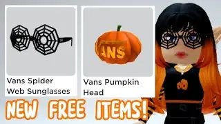 GET THESE NEW FREE ITEMS🌸 Vans Web Spider Sunglasses & Pumpkin Head (Vans World)