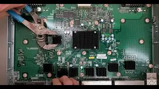 Cisco Nexus 2248P N2K-C2248P-1GE 48 Port gigabit fabric extender switch #teardown