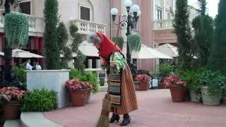 Epcot Holidays Around the World Italy La Befana Christmas Witch  Storyteller Walt Disney World