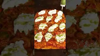 Tomato and burrata focaccia