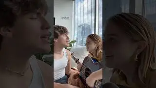 so in love with u 💗 #couple #cover #singing #harmony #prettylittlebaby #conniefrancis #duo