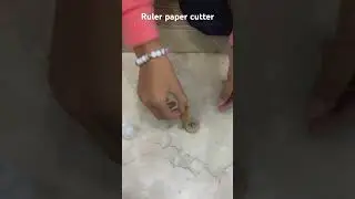 #craft #easy #paper #ruler #cutter #veryusefull #papercutting #subscribe #dsk