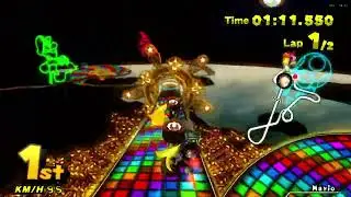 Mario kart wii deluxe - Rainbow Road 64