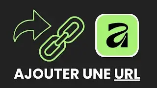 Comment ajouter une URL sur Affinity
