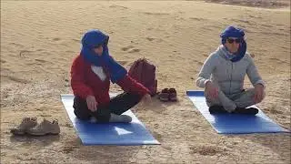 cours de Yoga avec couch&eacute; du soleil