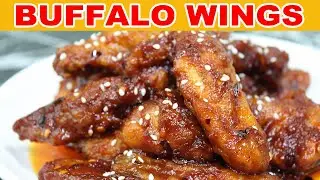 THE BEST Homemade Buffalo Wings | Paano Gumawa ng Crispy Chicken Wings like in the U.S.