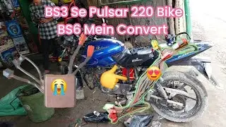 BS3 Se Pulsar 220 Bike BS6 Mein Wiring Convert kaise karna hai #automobile #motorcycle