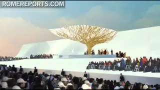 Presentation of the spectacular scenery of the WYD Madrid 2011