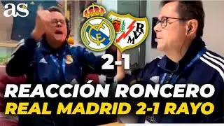 UN PENALTI Y MUCHO SUFRIMIENTO | Real Madrid 2-1 Rayo Vallecano | REACCI&Oacute;N DE RONCERO
