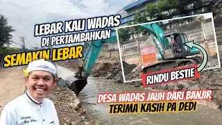 WOW LEBAR KALI WADAS LEBIH DARI 6 METER‼️DESA WADAS BEBAS DARI BANJIR