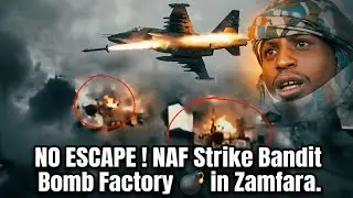 FINALLY ! NAF Strike 2 Bandit Bomb Factory in Zamfara (Drone Footage)