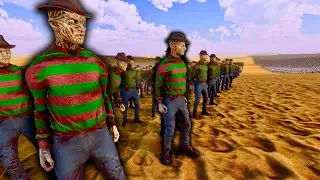 20 MILLION ZOMBIES vs 50,000 FREDDY KRUEGER | Ultimate Epic Battle Simulator 2
