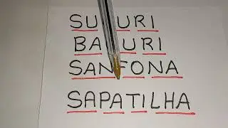 MÉTODO TRADICIONAL PARA ENSINAR LER E ESCREVER 