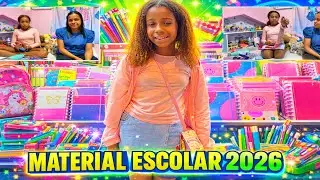 COMPRANDO MEU MATERIAL ESCOLAR 2026! (parte 2) *Mostrei tudo pra voc&ecirc;s - FAM&Iacute;LIA SIQUEIRA OFICIAL