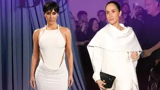 Meghan Markle and Kim Kardashian Turn Heads With Paris Fashion Week Outings
