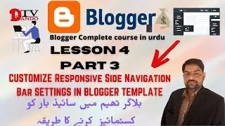 How to edit sidebar in blogger || blogger tutorial for beginners || customize blogger template