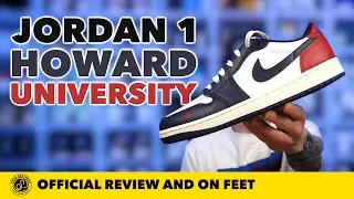 Not the PE But Still Great. Air Jordan 1 Low OG 'Howard University' In Depth Review and On Feet!