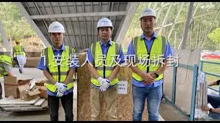 (accelerated) The whole installation process of prefabricated sanitary unit bathroom pods from SALLY