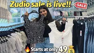 ZUDIO SALE SHOPPING VLOG | Women&rsquo;s Dresses, Tops, Kurtis, Makeup & More starts at ₹49 😱