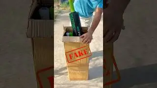 Fake Bat vs Original Bat | Jaspo Slog Hard Plastic Cricket Bats #cricket #shorts #fake