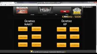 Wolfteam bedava kp ve nakit hilesi
