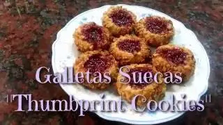 GALLETAS SUECAS ♥ THUMBPRINT COOKIES