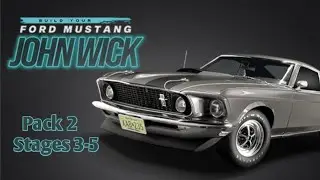 Build John Wick's Ford Mustang -  Pack 2 - Stages 3, 4, 5