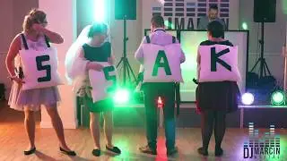 HIT !!! KONKURS WESELNY 2018-LITERY Z KOCHAM CIĘ POLSKO   DJ MARCIN WROCŁAW WARSZAWA POZNAŃ KATOWICE