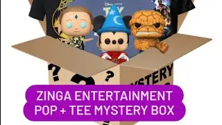 Funko Pop! Zinga Entertainment Pop + Tee Mystery Box