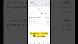 Midcap Expiry Live Trading