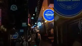 Bassac Street 'Pub District' Phnom Penh 🇰🇭 #shorts #cambodia #nightlife #bars