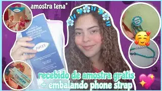 recebido de amostra gr&aacute;tis✨~ + embalando presente 💛 ~