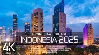 【4K】🇮🇩🌴 Drone RAW Footage 🔥 This is INDONESIA 2025 🔥 Jakarta 🔥 Surabaya 🔥 Bali 🔥 UltraHD Stock Video