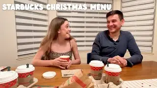 TRYING THE ENTIRE STARBUCKS CHRISTMAS MENU *and rating them* ❤️ VLOGMAS DAY 4