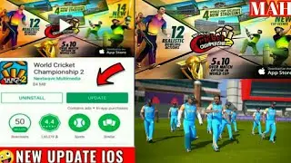 🔥WCC2 NEW MEGA UPDATE LAUNCH FOR IOS | MS DHONI & EPIC CRICKET NEW UPDATE | MAH GAMING CHANNEL