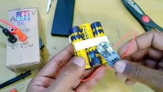 BMS connection with lithium ion battery making 12V dc rechargeable battery #techsilencer