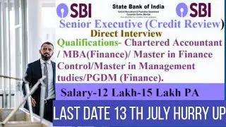 SBI Recruitment 2020: Apply for senior executive and executive posts|| By wonder box
